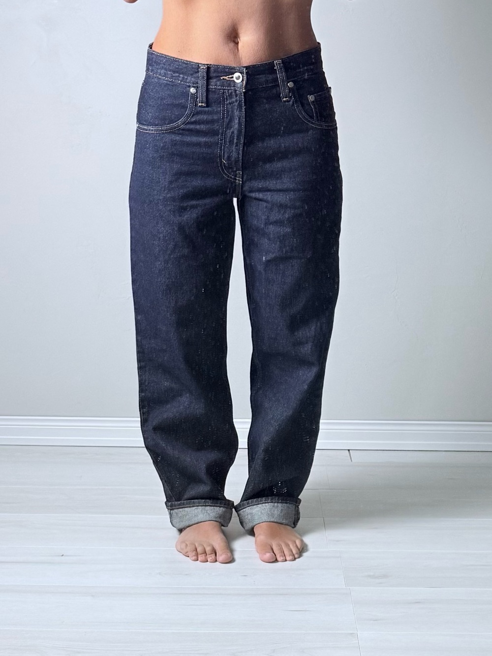 Levi's Silver Tab Dark Indigo Boyfriend Jeans